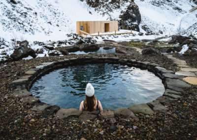 Husafell Canyon Baths - geotermiske bade og varme kilder i Island - aktiviteter med ISLANDSREJSER