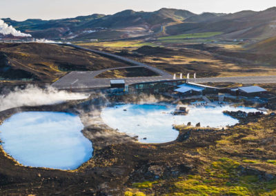 Myvatn Nature Baths og geotermiske bade i Island - aktiviteter med ISLANDSREJSER
